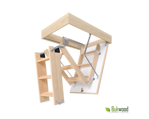 Чердачная лестница Bukwood ECO Mini 90х60 см изготовлена из высококачественных материалов, отличается прочностью, надежностью и удобностью в эксплуатации. Компактные размеры лестницы обеспечивают возможность ее установки