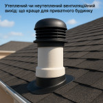 Утепленный или неутепленный вентиляционный выход: что лучше для частного дома