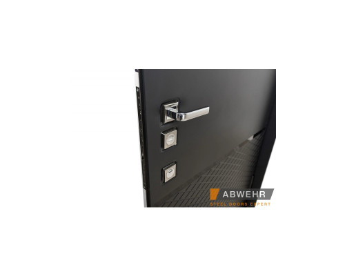 Входные двери модель 368 Loriana (цвет Черная шагрень + белый) комплектация Safe.  Дверное полотно изготавливается из металла 1,5 мм и комплектуется двумя МДФ накладками толщиной 16 мм, что придает необходимый уровень те