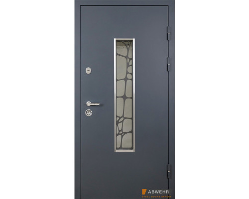 Вхідні двері модель Solid Glass комплектація Defender   Гнутий двоступеневий профіль забезпечує щільне прилягання дверного полотна до короба, завдяки чому досягається високий рівень тепло та шумоізоляції. Товщина коробу
