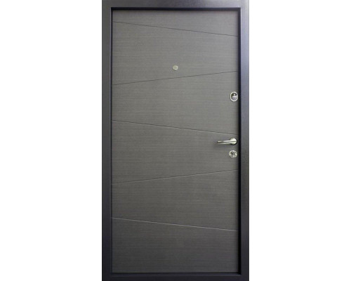 Входная дверь Qdoors  - серия Премиум. Модель Еталон Нео  - цвет внутренней накладки - венге серый горизонт, цвет наружной стороны - венге серый горизонт.Полотно  и коробка наполнены минеральной ватой что послужит  макси