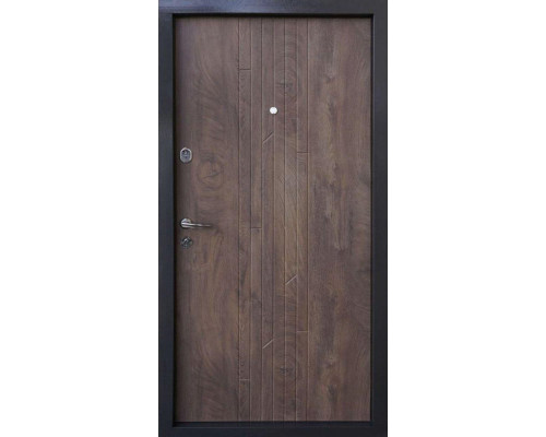 Входная дверь Qdoors  - серия Премиум. Модель Люксор - цвет внутренней накладки -  спил дерева коньячный, цвет наружной стороны -  спил дерева коньячный,.Полотно  и коробка наполнены минеральной ватой что послужит  макси