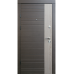 Вхідні двері Qdoors - серія Преміум. Модель Альт-М  - колір внутрішньої накладки дуб флорида, колір зовнішньої сторони венге сірий горизонт.