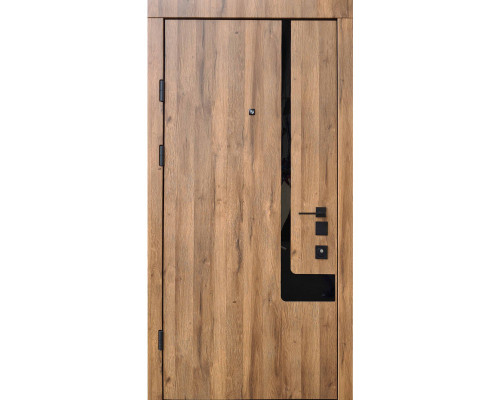 Входная дверь Qdoors  - серия Авангард. Модель Босфор-Аk - цвет внутренней накладки белая эмаль, цвет наружной стороны -  дуб артизан. Полотно  и коробка наполнены минеральной ватой что послужит  максимальной шумоизоляци