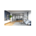 Межкомнатная Перегородка LOFT 4 ГАРМОШКА из стали и стекла
