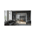 Межкомнатная Перегородка LOFT 4 ГАРМОШКА из стали и стекла