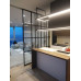 Межкомнатная Перегородка LOFT 5 ТЕЛЕСКОПИЧЕСКАЯ из стали и стекла