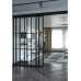 Межкомнатная Перегородка LOFT 5 ТЕЛЕСКОПИЧЕСКАЯ из стали и стекла