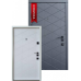 Входная дверь Qdoors  - серия Авангард. Модель Qdoors Авангард Бакарди  - цвет внутренней белая эмаль, цвет наружной стороны -  антрацит Полотно  и коробка наполнены минеральной ватой что послужит  максимальной шумоизоля