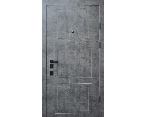 Входная дверь Qdoors  - серия Авангард. Модель Порто - цвет внутренней накладки белая эмаль, цвет наружной стороны -  мрамор темный. Полотно  и коробка наполнены минеральной ватой что послужит  максимальной шумоизоляции