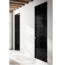 Дверь скрытая Invisible Color Glass black - межкомнатные двери