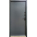 Входная дверь Qdoors.  Модель Бонд- цвет внутренней накладки Гладь Vinorit белый/Гладь дуб темный/Гладь антрацит писок, цвет наружной стороны -  графит песок краска. Полотно  и коробка наполнены минеральной ватой что пос