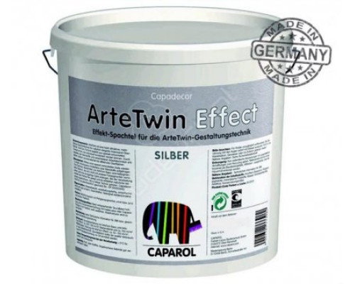 Capadecor ArteTwin Effect Silber Описание продукта Область применения: Продукт ArteTwin представляет собой высоко привлекательную многоцветную технику для шпатлевания естественно элегантных внутренних поверхн