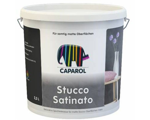 Описание товара Caparol Capadecor Stucco Satinato (Капарол Кападекор Штукко Сатинато) шпатлевка полимерная для внутренней отделки «Венецианская штукатурка» Цвет – белый Колеруется по системе CaparolColor.