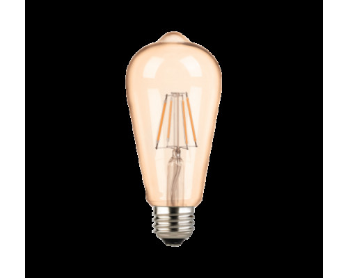 LED ЛАМПА KLAUS FILAMENT 6W E27 3000K Характеристики: Рабочее напряжение: 220-240V Мощность: 6W Частота, Hz: 50Hz Температура свечения, К: 3000 Тип патрона: Е27 Световой поток, Lm: 660 Высота, мм: 1