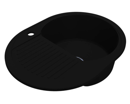 Кухонная мойка YUTA BLACK с 1 отв. под смеситель