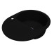 Кухонная мойка YUTA BLACK с 1 отв. под смеситель