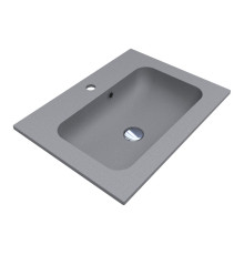 Умывальник DELLA 600 MIRASTONE GRAY