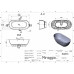 Матовая отдельностоящая ванна SAPFIRE MIRASOFT от производителя MIRAGGIO – эксклюзивная новинка 2022 года. Ванна с выразительными гранями на поверхности никого не оставит безразличным. Изысканная и изящная SAPFIRE станет