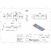 Плоский умывальник из литого мрамора AGNESS 1500 с двумя прямоугольными чашами без крыльев станет прекрасным дополнением ванной в стиле минимализм. Раковина имеет накладной способ монтажа, легко устанавливается на тумбу