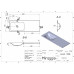 Мебельный матовый умывальник из литого мрамора JESSEL 1200 L с крылом справа от чаши – оптимальное решение, если локация ванной комнаты требует сместить раковину в определенную сторону. Плавные линии чаши препятствуют ра