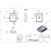 Прямокутна матова раковина MARRAKESH 380 MIRASOFT – стильне рішення для невеликих ванних кімнат. Неглибока чаша, сформована плавними лініями, фігурні борти захищають від бризок води. Особливістю умивальника