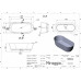 Матовая ванна островного типа SIENA MIRASOFT от производителя MIRAGGIO покорила сердца наших клиентов. Идеальные габариты ванной позволяют релаксировать в ней людям любого роста. Ванная овальной формы, компактная, сифон