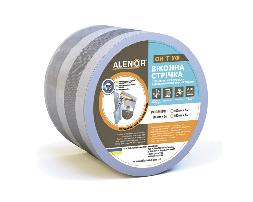 Лента ALENOR® универсальная ОН Т УФ Применение
Наружная гидроизоляционная паропроницаемая лента Alenor® ОН Т УФ непосредственно готова к применению и не требует специальных инструментов при установке. Лента предназнач