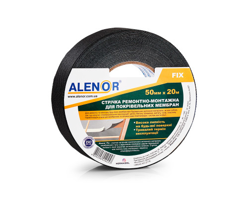 Лента на основе нетканого полотна Alenor® Fix – лента на основе синтетического нетканого материала мембранного типа с акриловым клеевым слоем повышенной липкости, который закрыт антиадгезионной пленкой. Лента обладает вы