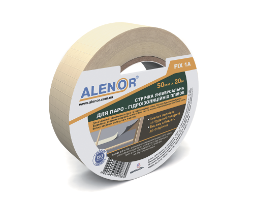 Лента универсальная Alenor® Fix 1А – лента на основе полиэтиленовой LDPE пленки, специального акрилового клеевого состава повышенной липкости и армировочной сетки. Лента обладает высокой силой сцепления.
Для внутренних и