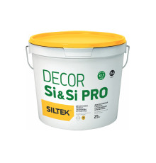 Siltek Decor Si&Si Pro Штукатурка силикат-силиконовая структура 