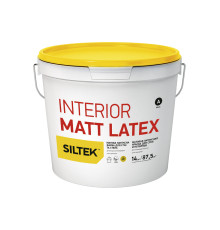 Siltek Interior Matt Latex Матовая латексная краска для стен и потолков 1.4 кг