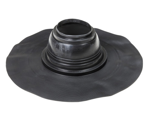 FELT-ROOFSEAL ущільнювачі з ЕПДМ-гуми для бітумної покрівлі. Комплектуються металевими хомутами Stainless. Ущільнювачі рекомендується використовувати на плоских покрівлях (ухил < 11,5 °). Розміри: діаметр 12 -875 мм
