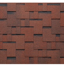 Битумная черепица Premium Gothik 510 Tizian Red
