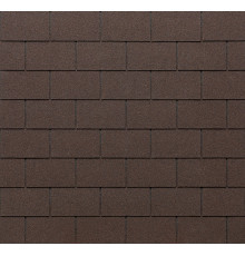 Битумная черепица Eco Roof Rectangular 032 Mixed Brown
