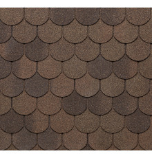 Битумная черепица Top Shingle Traditional 535 Shaded Brown